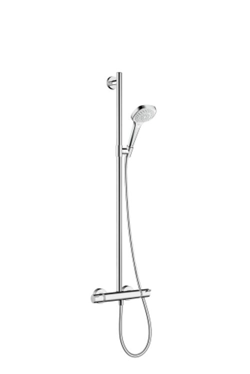 Hansgrohe-HG-Showerpipe-Croma-Select-E-Multi-SemiPipe-weiss-chrom-27248400 gallery number 1